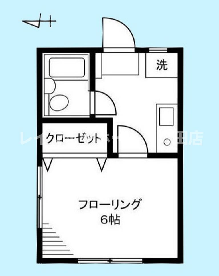 ハイムハピネス※初期費用分割後払いサービス利用可能物件の間取り