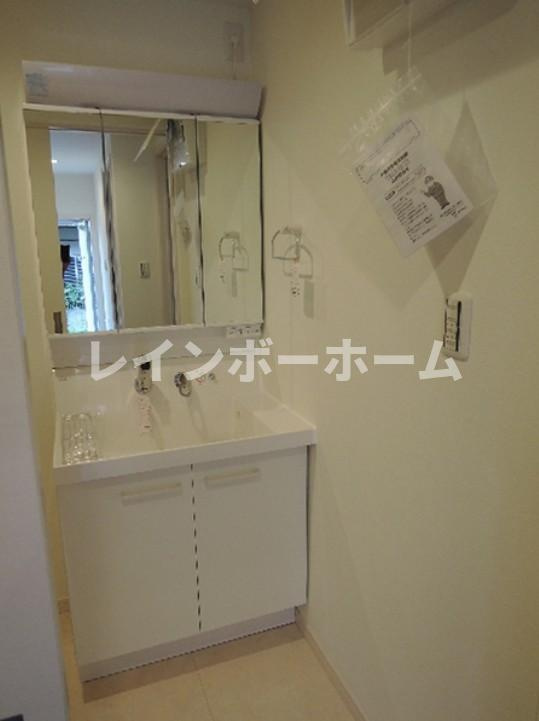 ママベルAの洗面所|忙しい朝には欠かせない洗面所です
