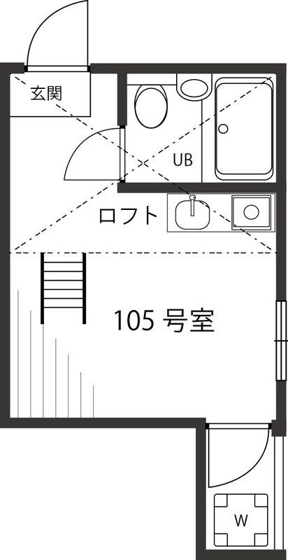 アネックス元住吉の間取り