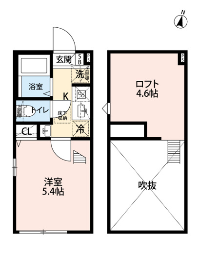 【間取り】 | ペルラ小岩