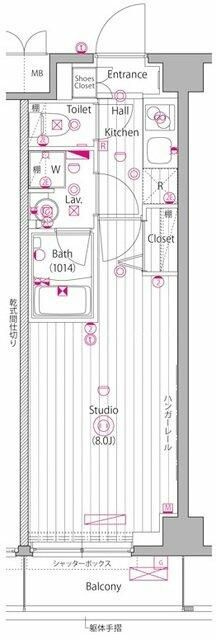 ガーラ・ヒルズ不動前の間取り|間取りです。