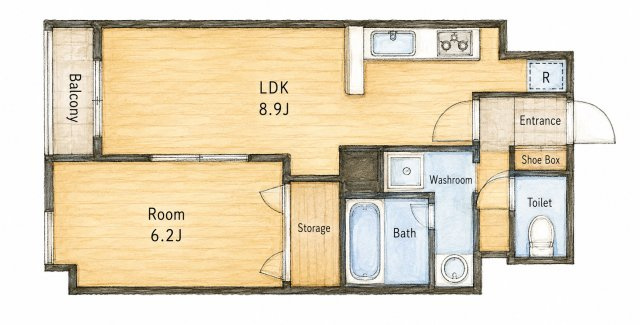 LaurelCourt常盤の間取り