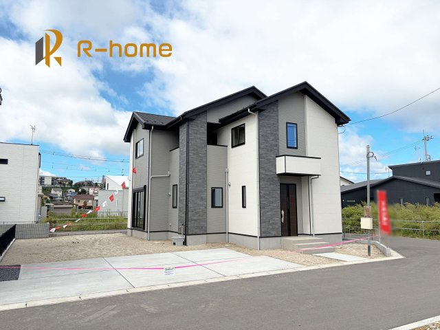 常陸太田市塙町2期　新築戸建て　1号棟の外観パース|2026年9月完成予定！近隣の同仕様完成物件をご見学いただけます♪