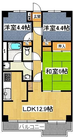 グリーンパーク船橋の間取り