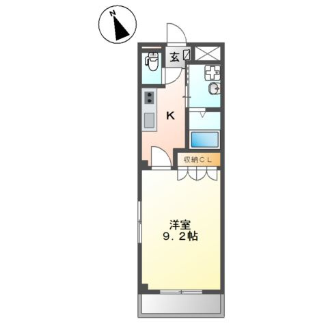 プティ・ベール　　　刈谷市近郊の賃貸はクラスホーム刈谷店の間取り