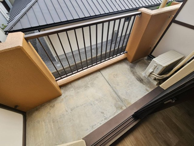 マンションアヤメのバルコニー