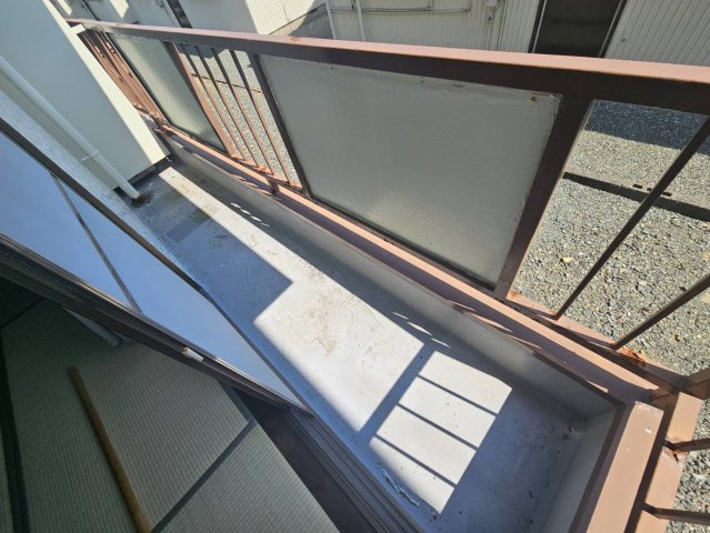 ライムささがせⅡのバルコニー