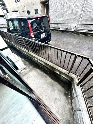 ドミール深谷Cのバルコニー