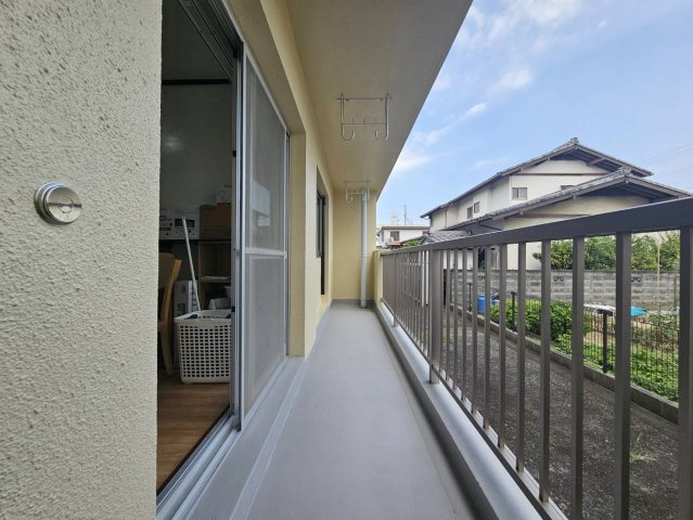 サイトウアパートのバルコニー