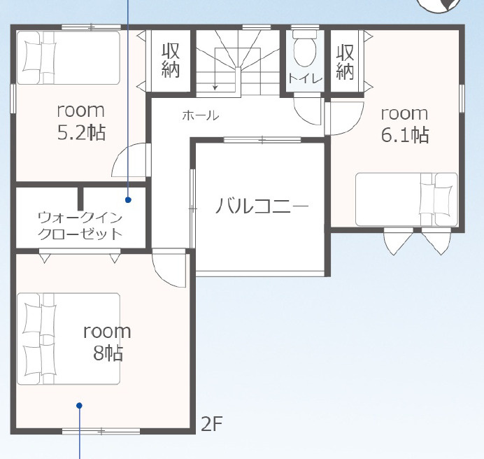 沼津市西間門２期　全１棟　１号棟の間取り