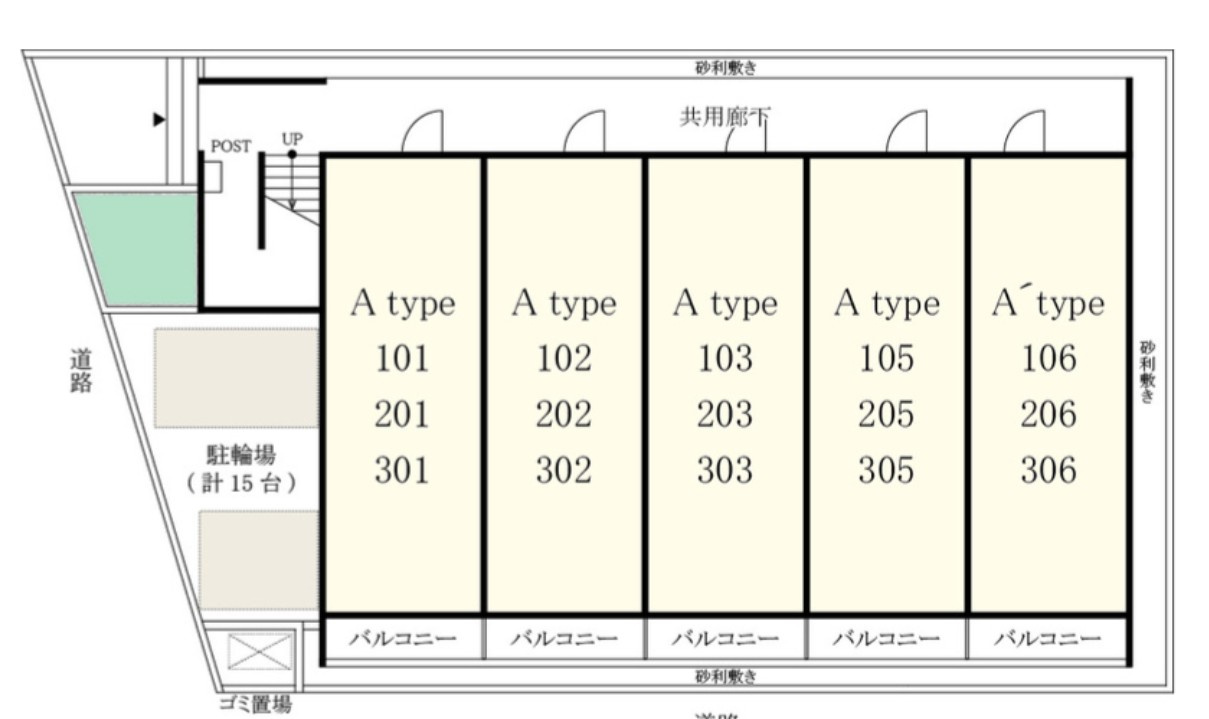 仲介手数料（賃料の1.10ヵ月）の50％OFF対象物件！の区画図