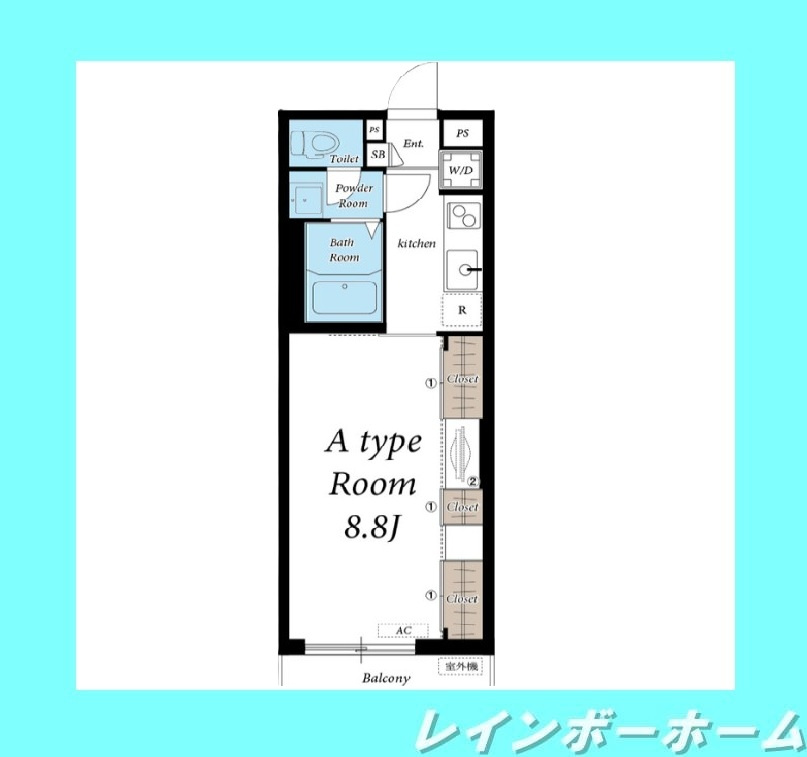 仲介手数料（賃料の1.10ヵ月）の50％OFF対象物件！の間取り