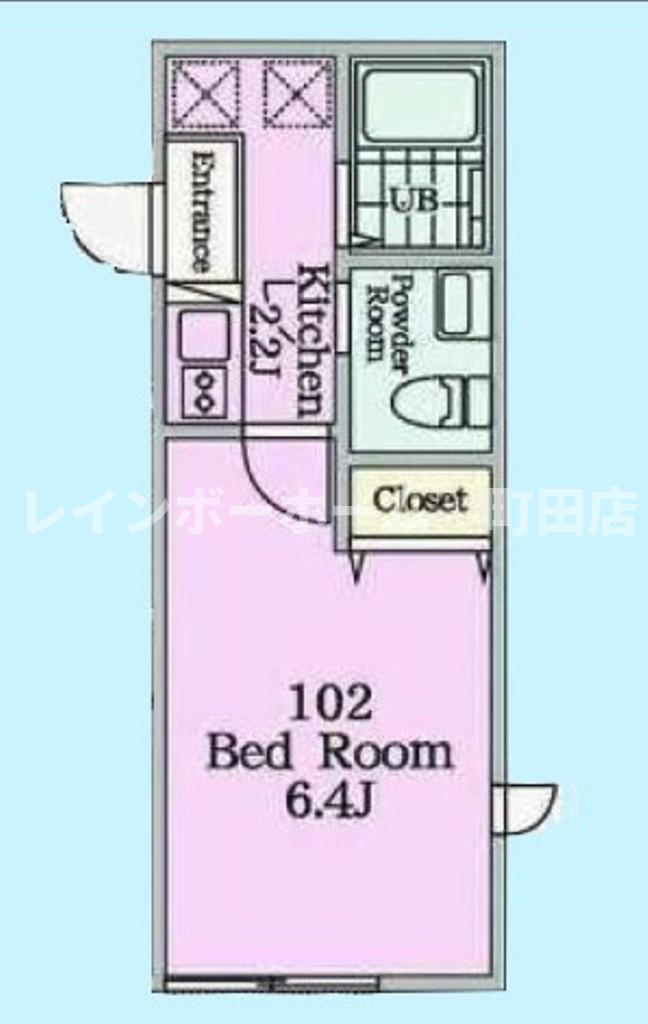 Bleuet Yamato※初期費用分割後払いサービス利用可能物件の間取り