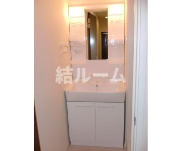 北区中里１丁目のアパートの洗面所