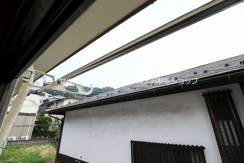 物干しスペースあり！