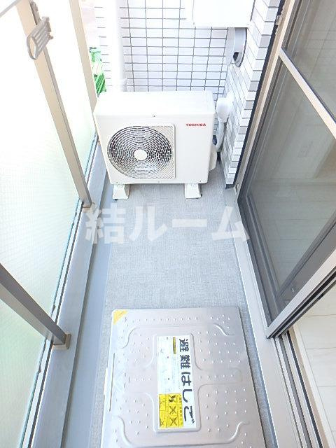 板橋区板橋４丁目の賃貸マンションのバルコニー