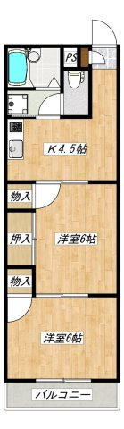 マロン824の間取り