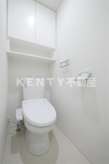 【トイレ】 | プレミアムキューブ大岡山ＤＥＵＸ | 落ち着いた色調のトイレです