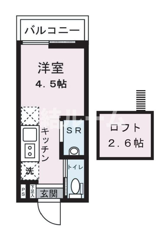 板橋区常盤台４丁目のアパートの間取り