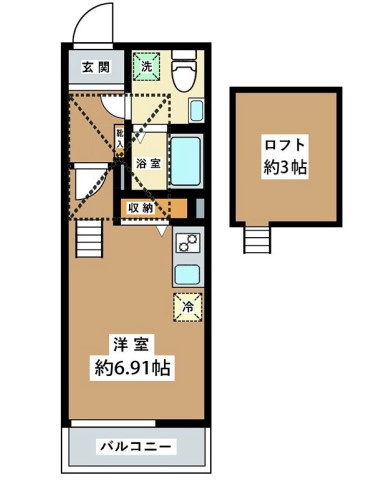 RS参番館の間取り