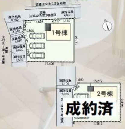 小美玉市羽鳥　第12　新築戸建て　1号棟の区画図|区画図です♪
