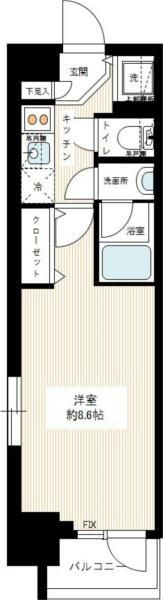 プレディアンスフォート錦糸町HY'sの間取り