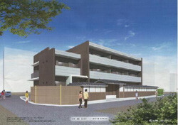 Le Chemin　古市小学校区の外観パース|ル　シュマン　　外観