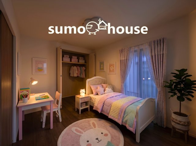 青葉区つつじが丘027②　2号棟の子供部屋|子供部屋としても使い勝手の良いお部屋です