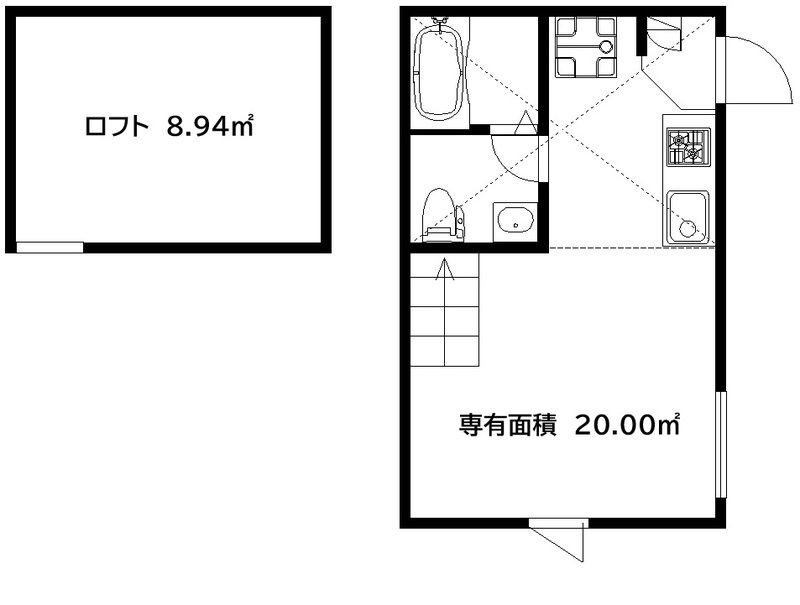ランヒルズ西横浜の間取り|間取りです。