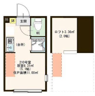 【間取り】 | ハーモニーテラス中井