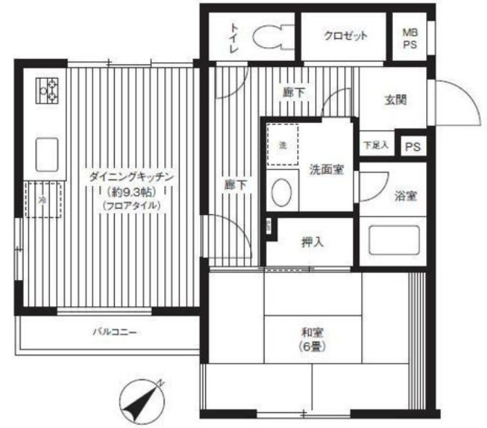 プライムシティ行徳の間取り