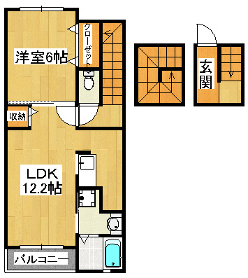 ふる～る本中山の間取り