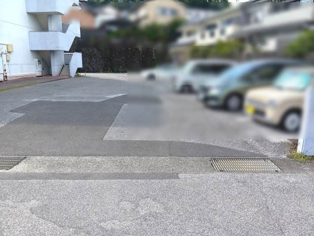 福井ハイツの駐車場