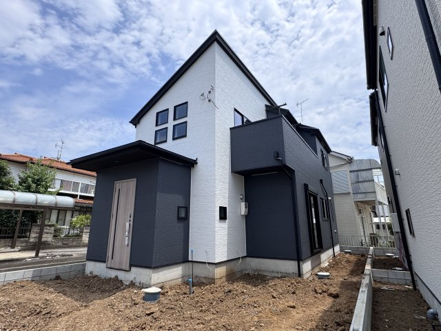 市川市曽谷４丁目新築戸建（曽谷16期）の外観|4号棟外観・7月14日撮影・もうすぐ完成！