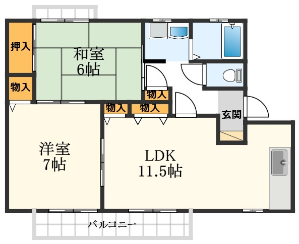 【間取り】 | ローンコート