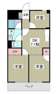 【間取り】 | ブルジョン７ | 間取りです。