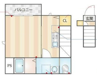 【間取り】 | ベレガンス松戸Ⅵ | 間取りです。