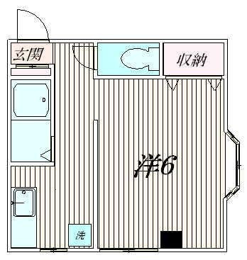 NOVAハイツ旗の台の間取り|間取りです。