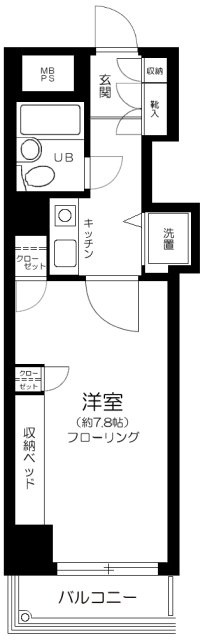 ダイアパレス浅草第二の間取り