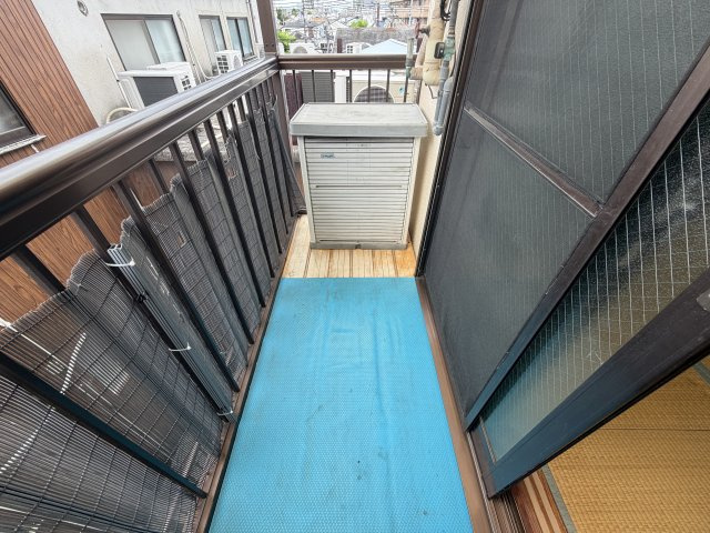 フジマンションのバルコニー
