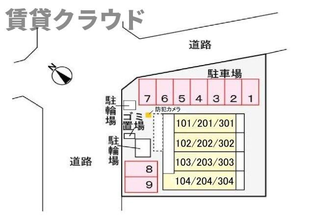 ウッド　プレイスの区画図