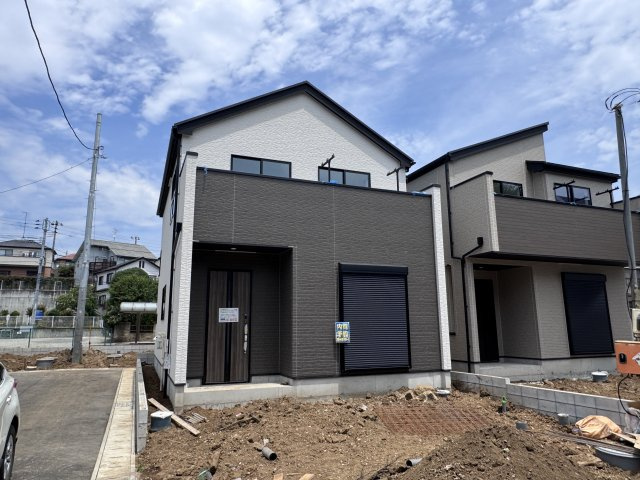 市川市曽谷４丁目新築戸建（曽谷16期）の外観|5号棟外観・7月14日撮影・もうすぐ完成！