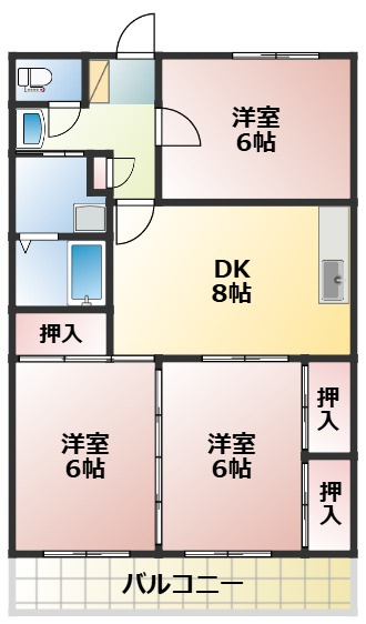 ファミール有田Ｂの間取り