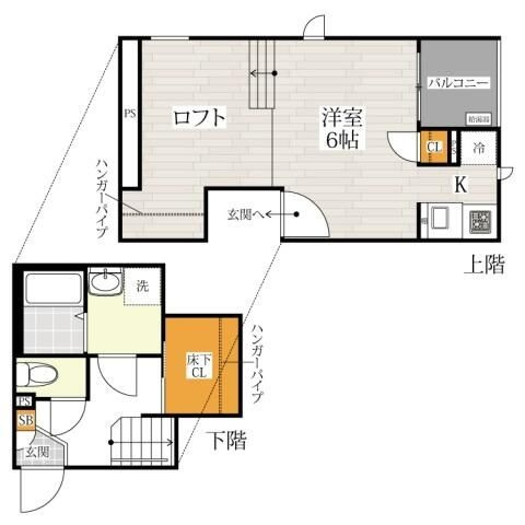 ＣＢ柏リアンの間取り|間取りです。