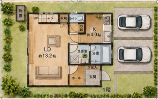 【間取り】 | 伊奈町西小針５丁目　中古戸建