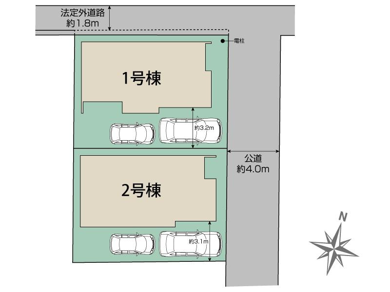 神奈川県茅ヶ崎市室田３丁目戸建の外観