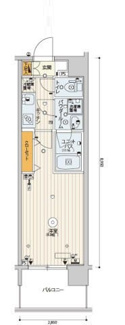 【間取り】 | スカイコートパレス錦糸町 | 間取りです。