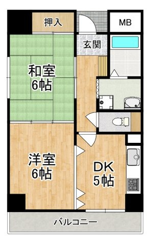 【間取り】 | グランデ松原