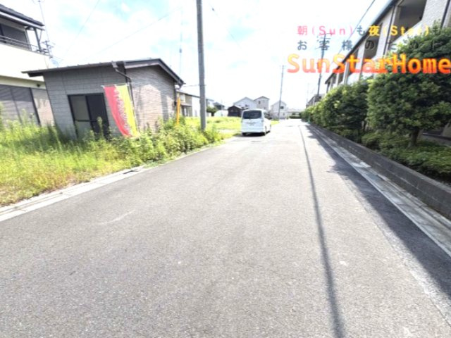 【※サンスターホーム限定物件】飯能市　双柳　売地の前面道路含む現地写真