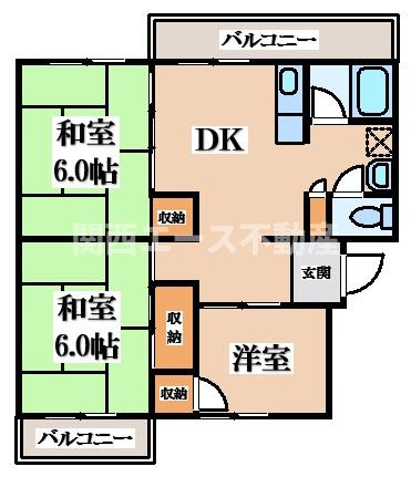 【間取り】 | 打上団地